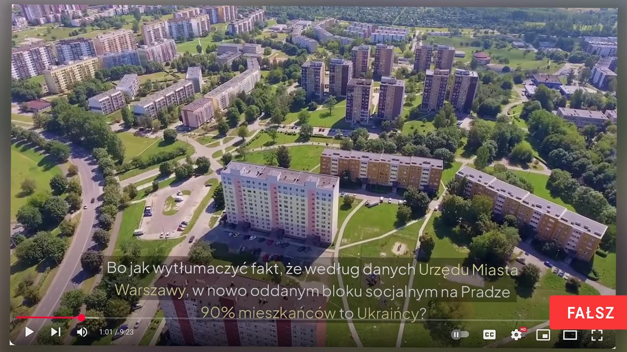 "Blok socjalny dla Ukraińców" w Warszawie? Ratusz wyjaśnia, ekspert przestrzega