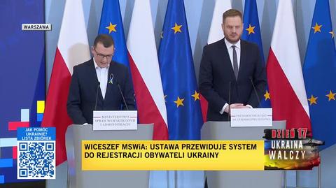 Szefernaker o wnioskach o numer PESEL dla uchodźców z Ukrainy