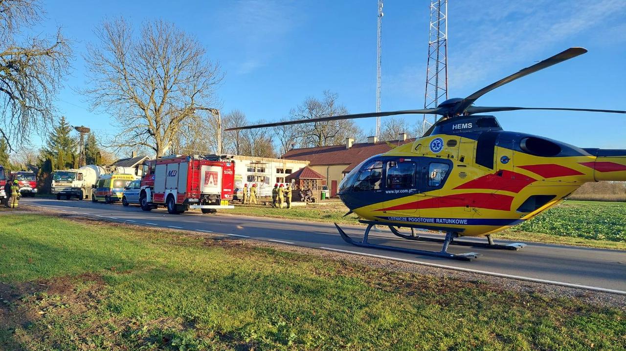 Na pracowników runął betonowy strop