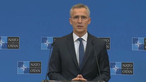 Konferencja prasowa szefa NATO w sprawie sytuacji na Ukrainie