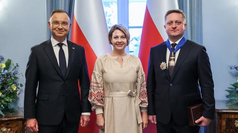 Ambasador Ukrainy w Polsce Wasyl Zwarycz: stoicie tu razem, Polacy i Ukraińcy, zjednoczeni jednym celem