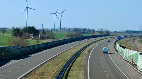 Autostrada A2 w okolicach Strykowa