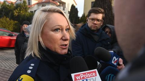 p.o. podkom. Ewa Kołdys: policjanci wykonują czynności administracyjno-porządkowe