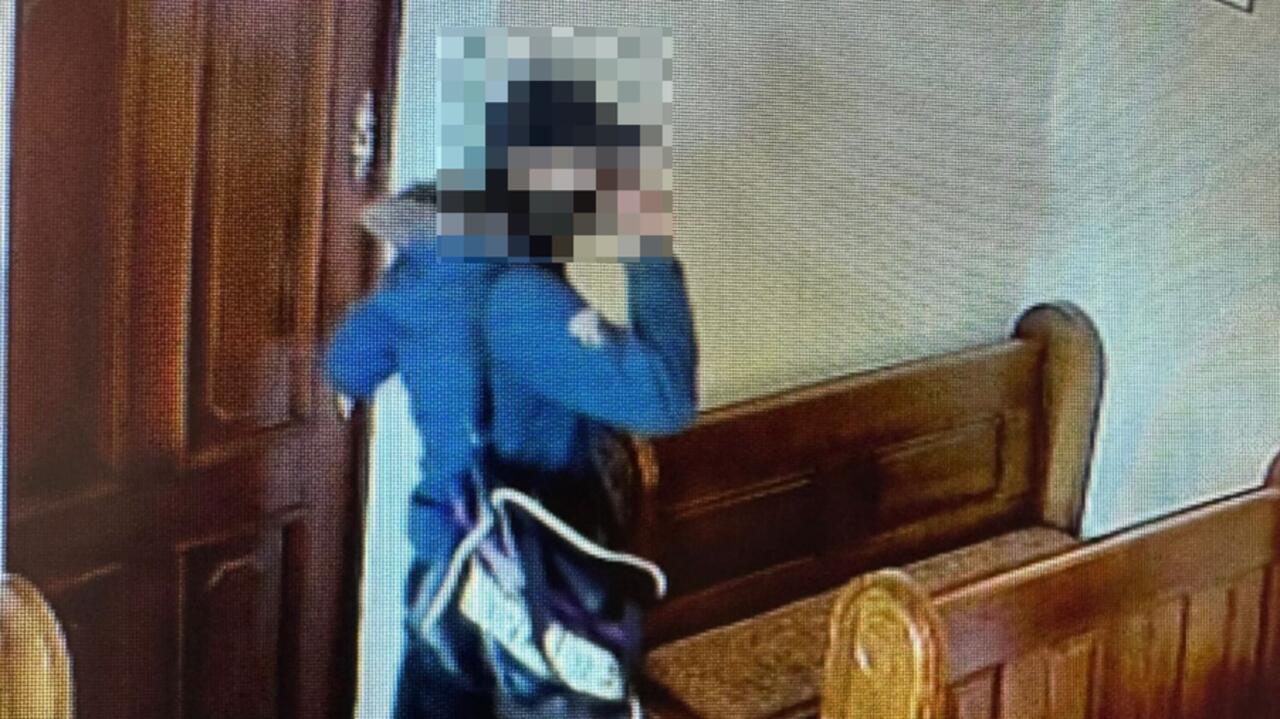Ukradł pieniądze z kościelnej skarbony. Wszystko nagrała kamera
