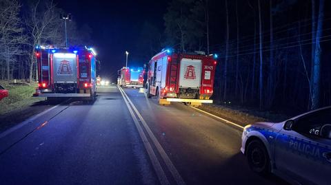 Koło Łagowa pod Krosnem Odrzańskim doszło do wypadku