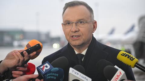 Andrzej Duda o poparciu Polaków i Polonii dla Donalda Trumpa