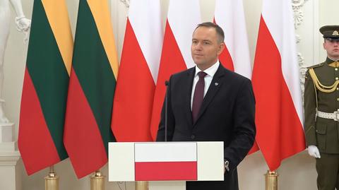 Nawrocki: jestem pełen uznania dla osiągnięcia przez Litwę pułapu wydatków 5,4 procent PKB na wzmacnianie bezpieczeństwa 