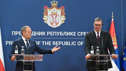 Donald Tusk, Aleksandar Vuczić 