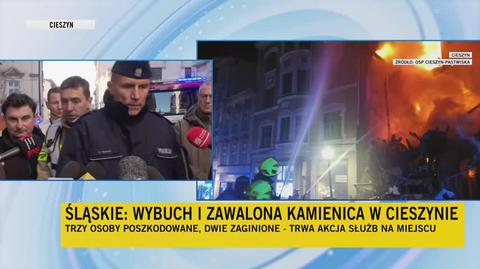 Według ustaleń policji w momencie wybuchu w kamienicy przebywały trzy osoby