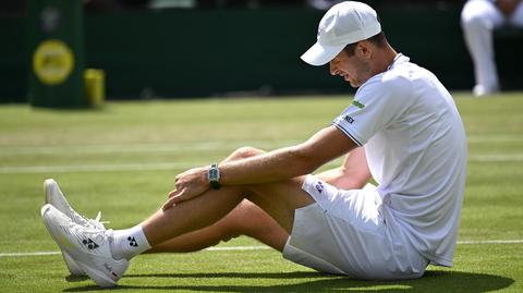 Hubert Hurkacz zmaga się z kontuzją. Z Wimbledonem już się pożegnał. Co z Paryżem?