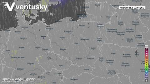 Prognozowane opady w najbliższych dniach