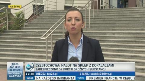 Policyjny nalot na sklep z dopalaczami 