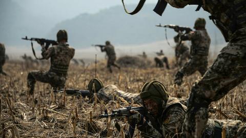 Nagranie "Khorne Group" ma przedstawiać Koreańczyków w czasie walk w obwodzie kurskim 