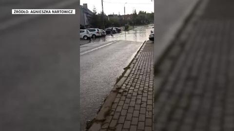 Obfite opady w Suwałkach