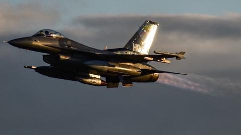 Myśliwce F-16. Wideo archiwalne