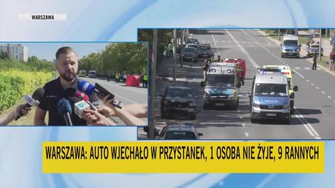 Policja o okolicznościach tragicznego wypadku przy ulicy Woronicza