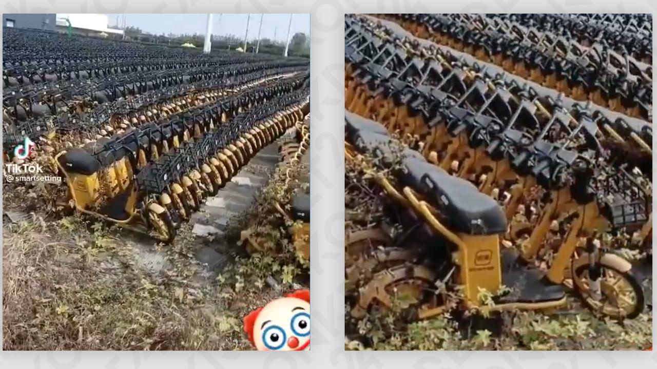 "Cmentarz elektrycznych skuterów"? Niezupełnie