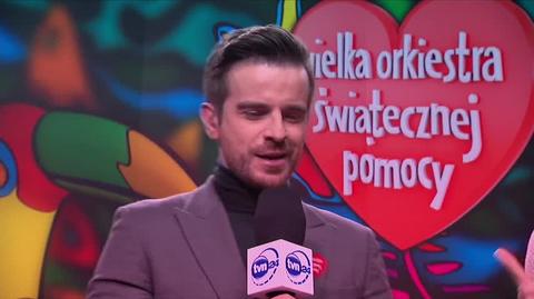 Ewa Chodakowska w studiu WOŚP