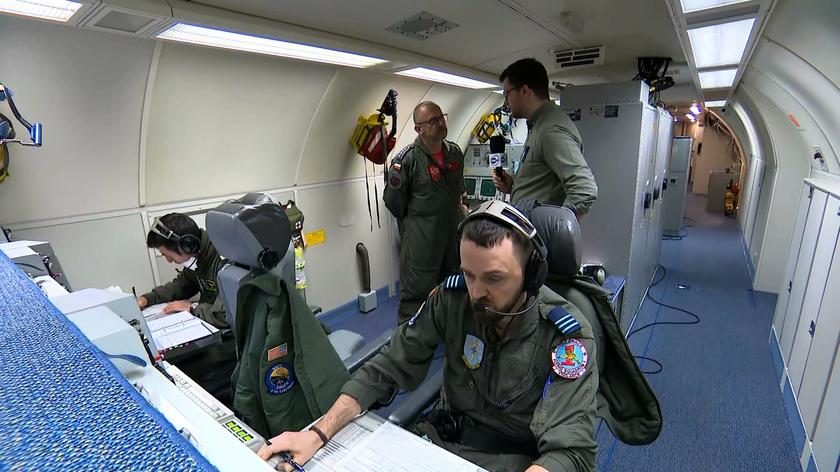 AWACS lata nad polskim niebem