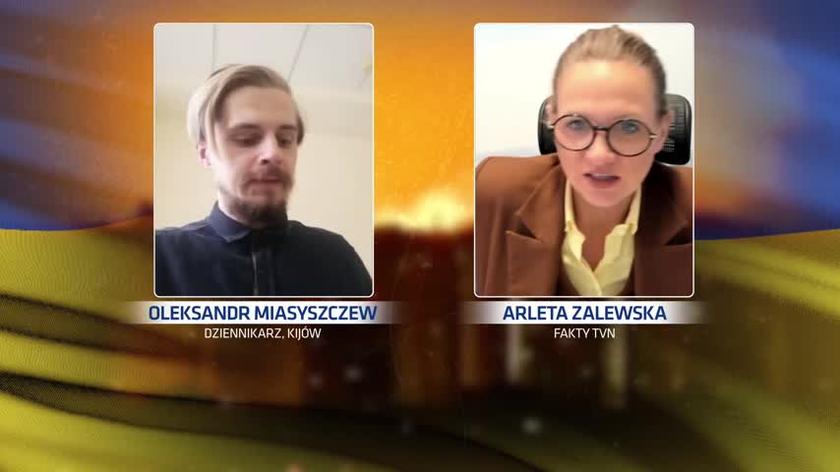 Cała rozmowa Arlety Zalewskiej z Aleksandrem. "Ukraina walczy. Cywile"