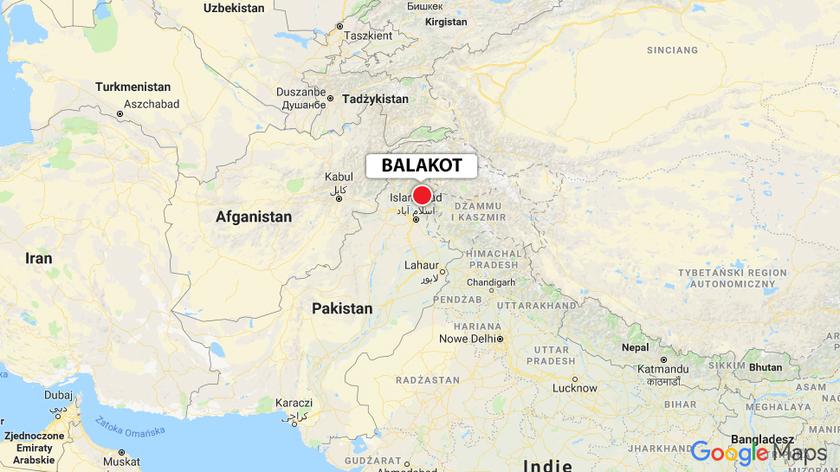 Balakot znajduje się przy granicy z Kaszmirem