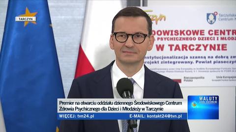 Premier był pytany, ile razy Michał Dworczyk spotkał się z Julią Przyłębską