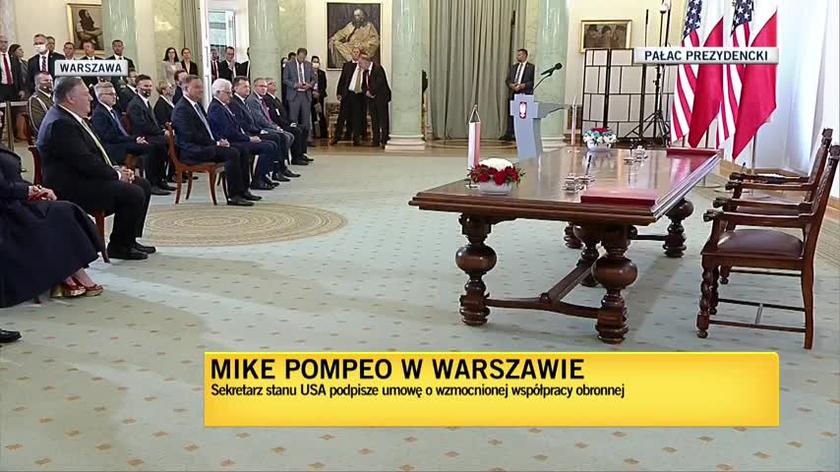 Pompeo i Błaszczak podpisali umowę o wzmocnionej współpracy obronnej