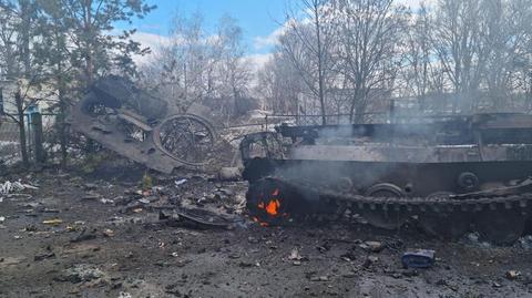 "KORD" niszczy dwa rosyjskie czołgi (06.03.2022)