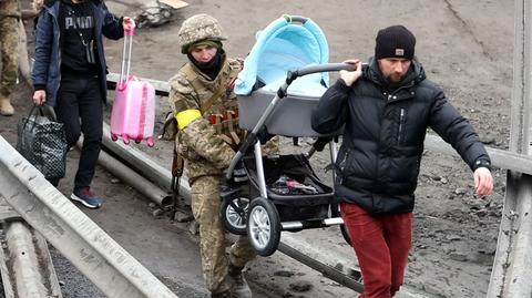 Sania ewakuował ponad tysiąc osób z zaatakowanego Irpienia. Teraz opowiedział o koszmarze wojny