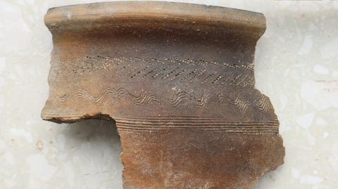 Białka. Na terenie dzikiej kopalni piasku znalezione zostały fragmenty glinianego naczynia z IX-X wieku (8.08.2023)