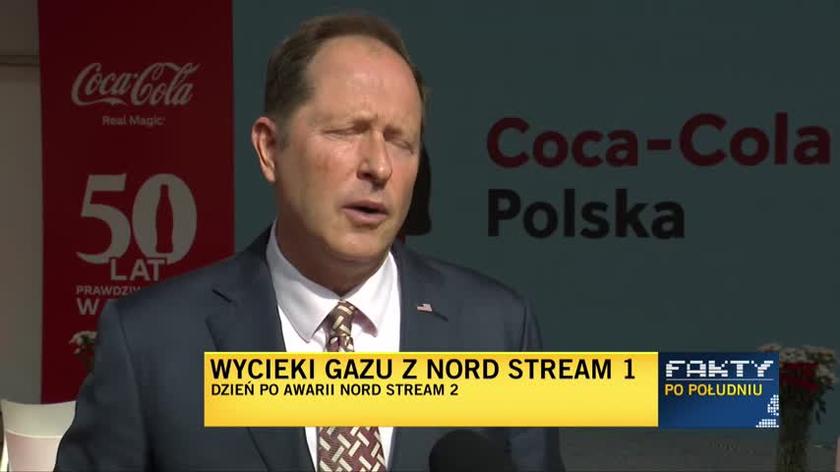 Mark Brzezinski o wyciekach z gazociągów Nord Stream: to, co się wydarzyło, jest bardzo poważne