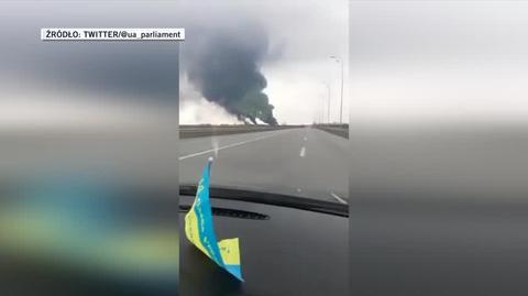 Rosyjskie rakiety całkowicie zniszczyły lotnisko w Winnicy (wideo z 06.03.2022 r.)