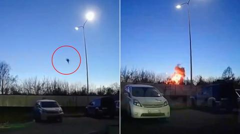 Myśliwiec Su-30 spadł na budynek w Irkucku. Miejsce katastrofy