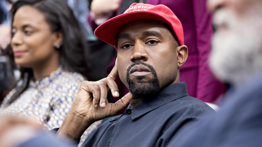 Kanye West na wiecu w Charleston