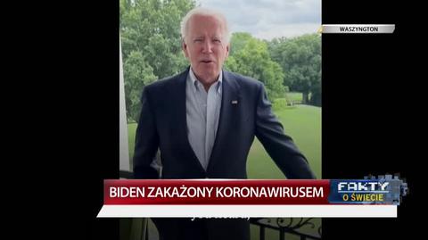 Biden: objawy są łagodne, czuję się dobrze