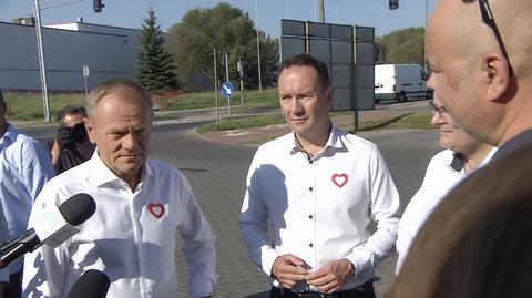 Donald Tusk spotkał się z właścicielem myjni samochodowej w Grudziądzu. Wysłuchał o trudnościach związanych z prowadzeniem biznesu