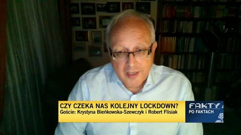 Prof. Robert Flisiak z Białegostoku: apeluję do moich krajan, na Podlasiu mamy sytuację gorszą niż rok temu ("Fakty po Faktach" 19 października)