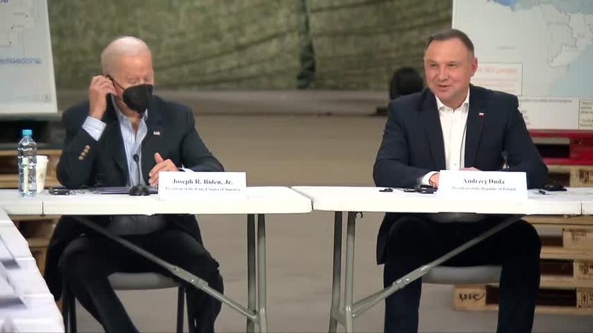 Całe przemówienie Andrzeja Dudy na spotkaniu z Joe Bidenem i przedstawicielami organizacji pozarządowych