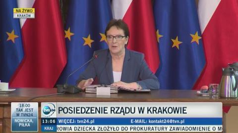 Wyjazdowe posiedzenie rządu w Krakowie