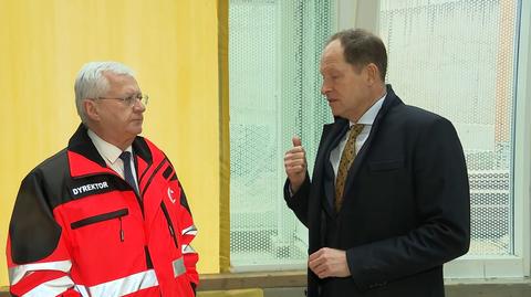 Ambasador Mark Brzezinski odwiedził plac budowy Centrum Onkologii i Psychiatrii w Centrum Zdrowia Dziecka