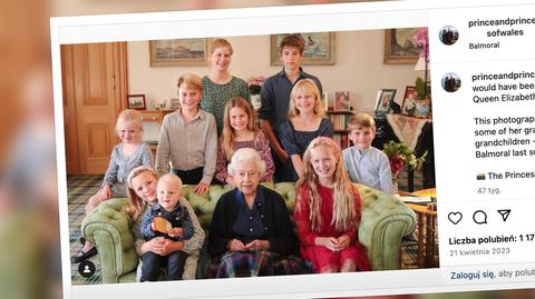 Członkowie brytyjskiej rodziny królewskiej na nagraniach archiwalnych