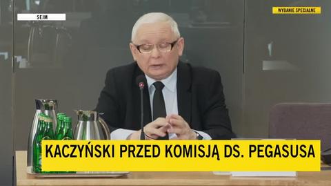 Kaczyński przed komisją. Spór o treść przyrzeczenia 