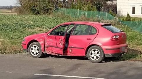 Na miejscu zjawili się policjanci ze Szczebrzeszyna