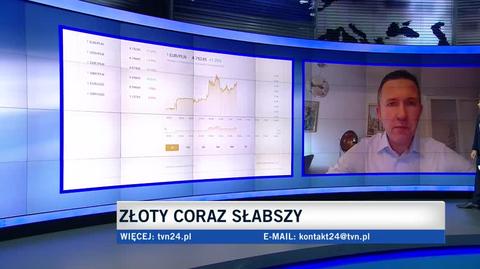 Przemysław Kwiecień o powodach osłabienia złotego