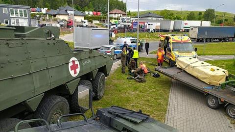 W akcji ratunkowej pomogli żołnierze z 12 Brygady Zmechanizowanej