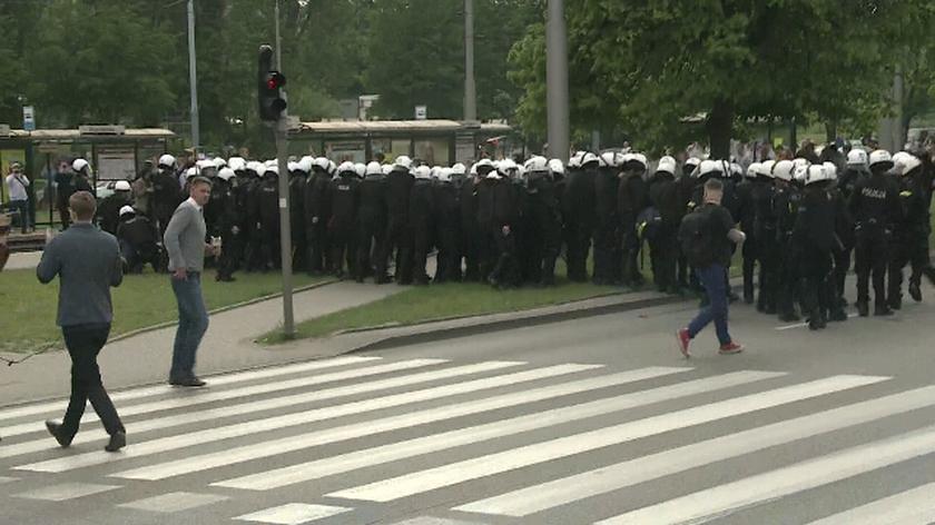 Zatrzymania podczas manifestacji w Gdańsku 