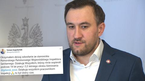 Marszałek województwa pomorskiego o Tomaszu Augustyniaku