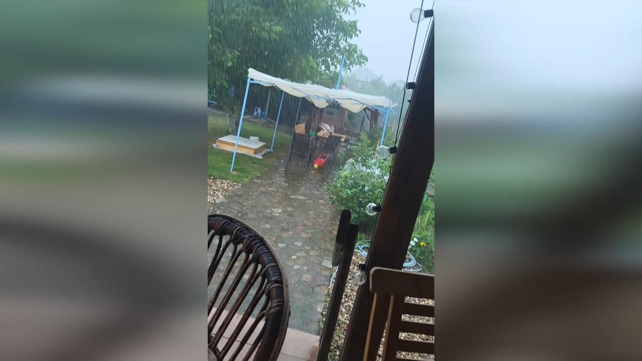 Lej kondensacyjny w Wielkopolsce, wiatr łamał gałęzie