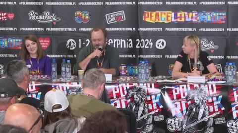 Konferencja prasowa Pol`and`Rock Festival - aktor Leszek Lichota
