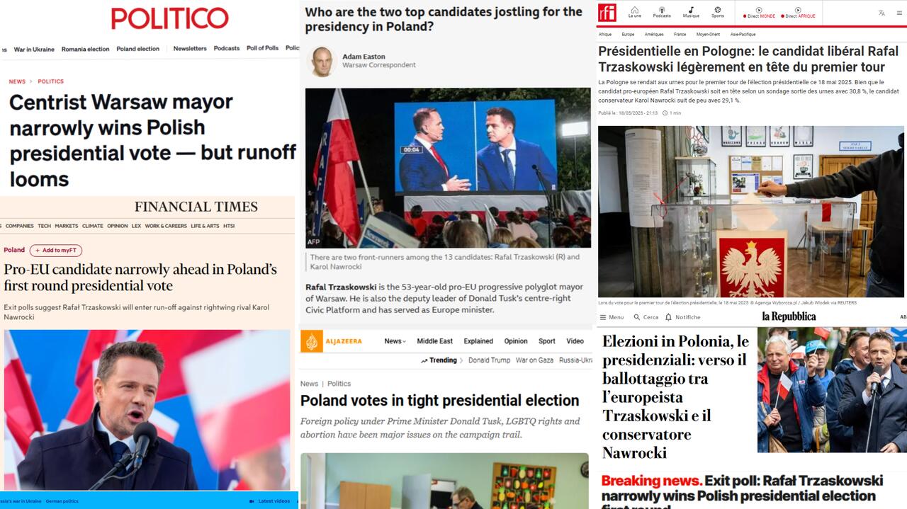 Światowe media o wynikach wyborów w Polsce. "Europa się przygląda"